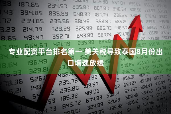专业配资平台排名第一 美关税导致泰国8月份出口增速放缓