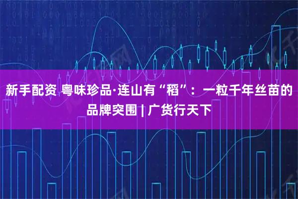 新手配资 粤味珍品·连山有“稻”：一粒千年丝苗的品牌突围 | 广货行天下
